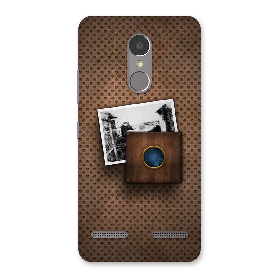 Vintage Wood Camera Back Case for Lenovo K6 Power