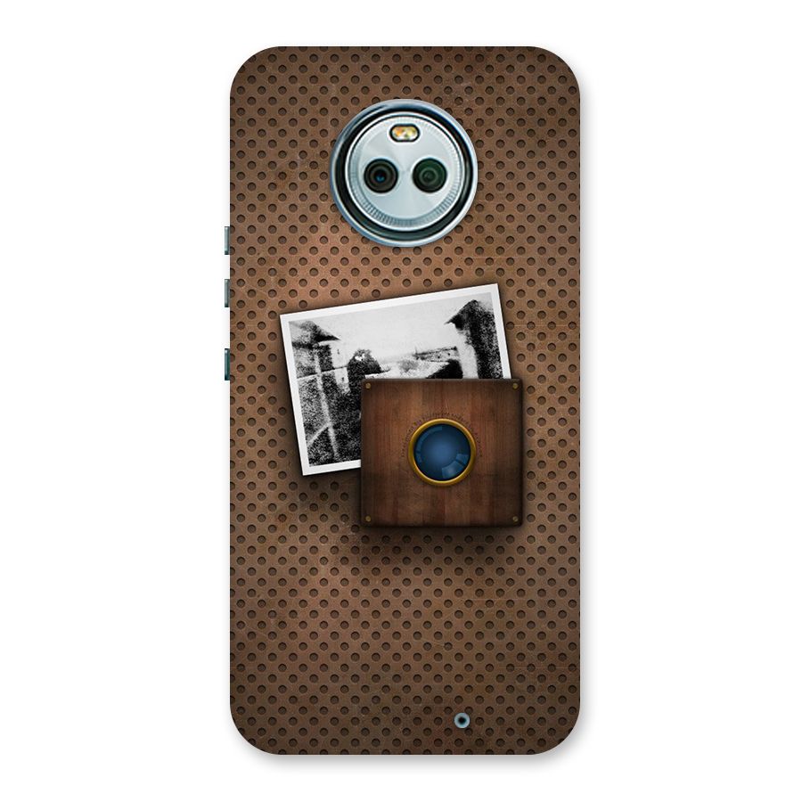 Vintage Wood Camera Back Case for Moto X4