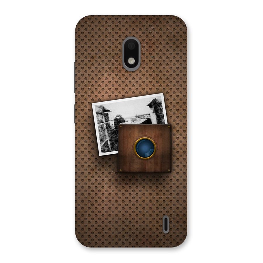 Vintage Wood Camera Back Case for Nokia 2.2