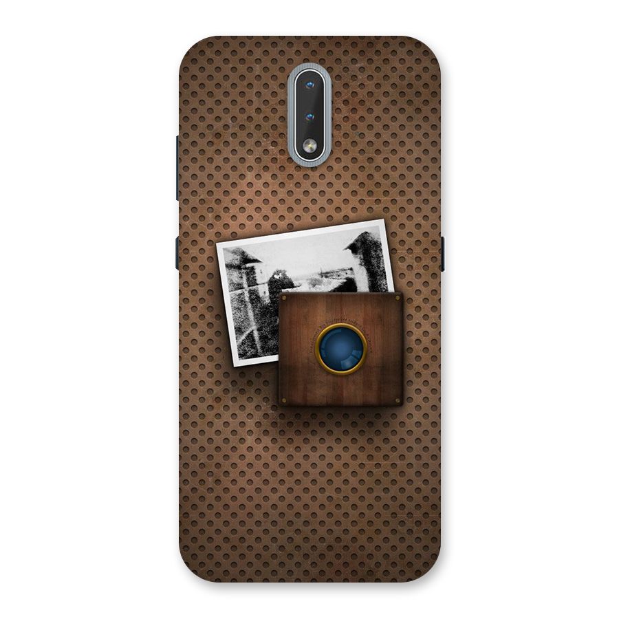 Vintage Wood Camera Back Case for Nokia 2.3