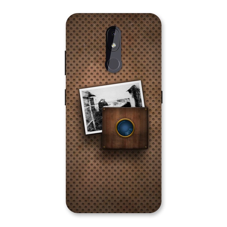 Vintage Wood Camera Back Case for Nokia 3.2