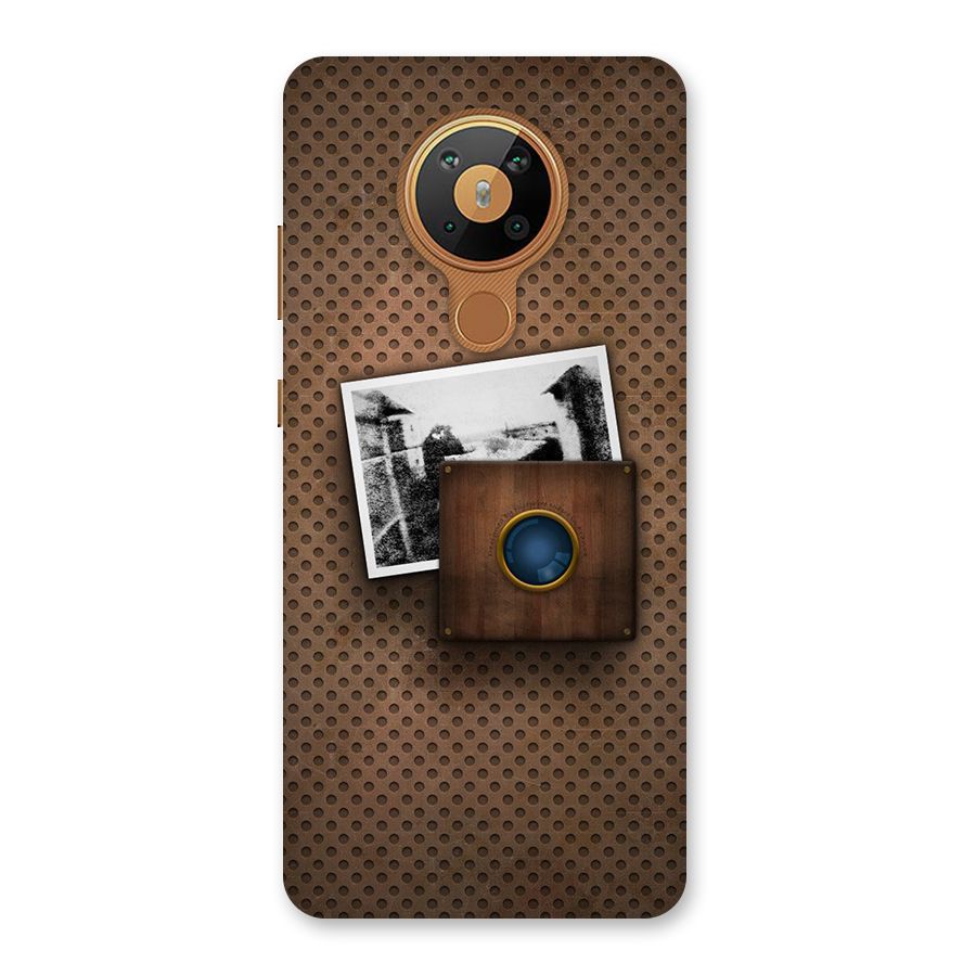 Vintage Wood Camera Back Case for Nokia 5.3