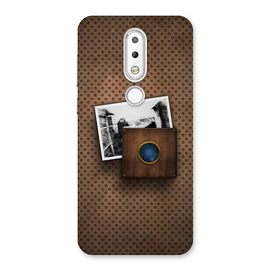Vintage Wood Camera Back Case for Nokia 6.1 Plus
