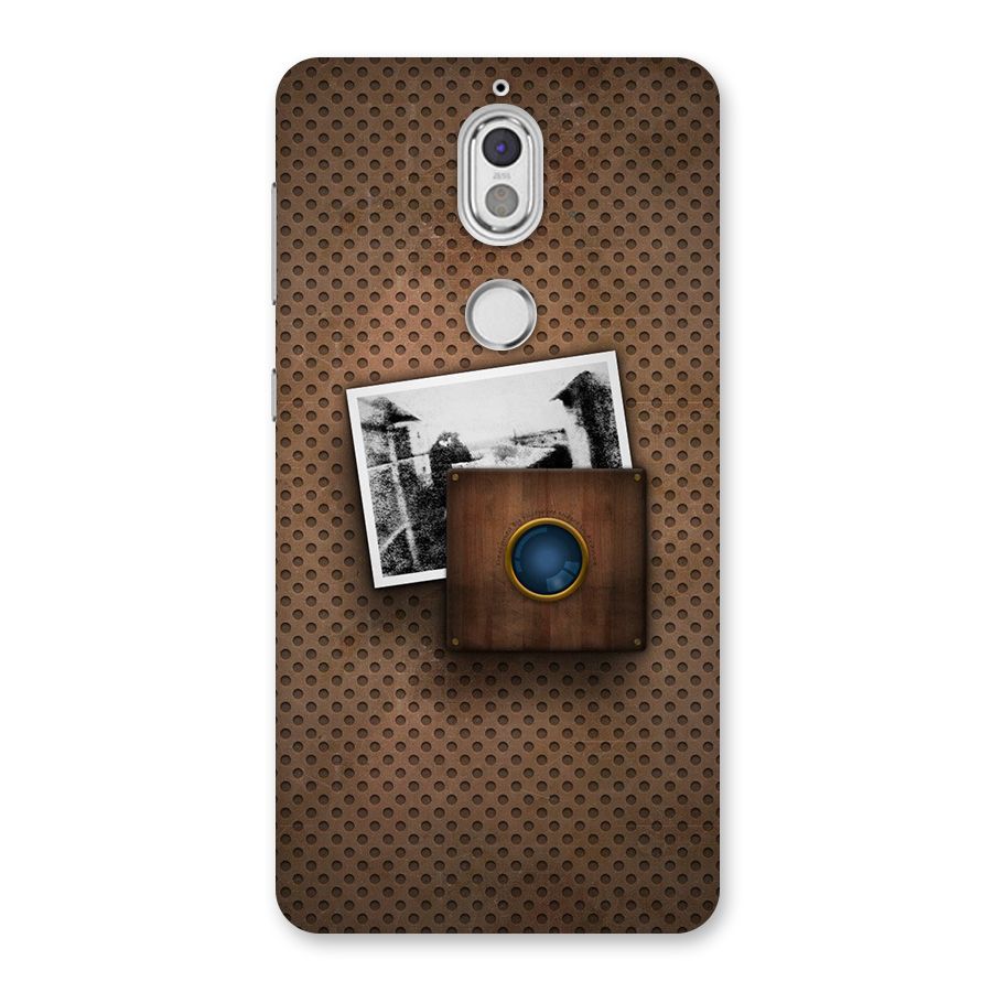 Vintage Wood Camera Back Case for Nokia 7