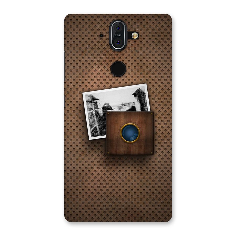 Vintage Wood Camera Back Case for Nokia 8 Sirocco