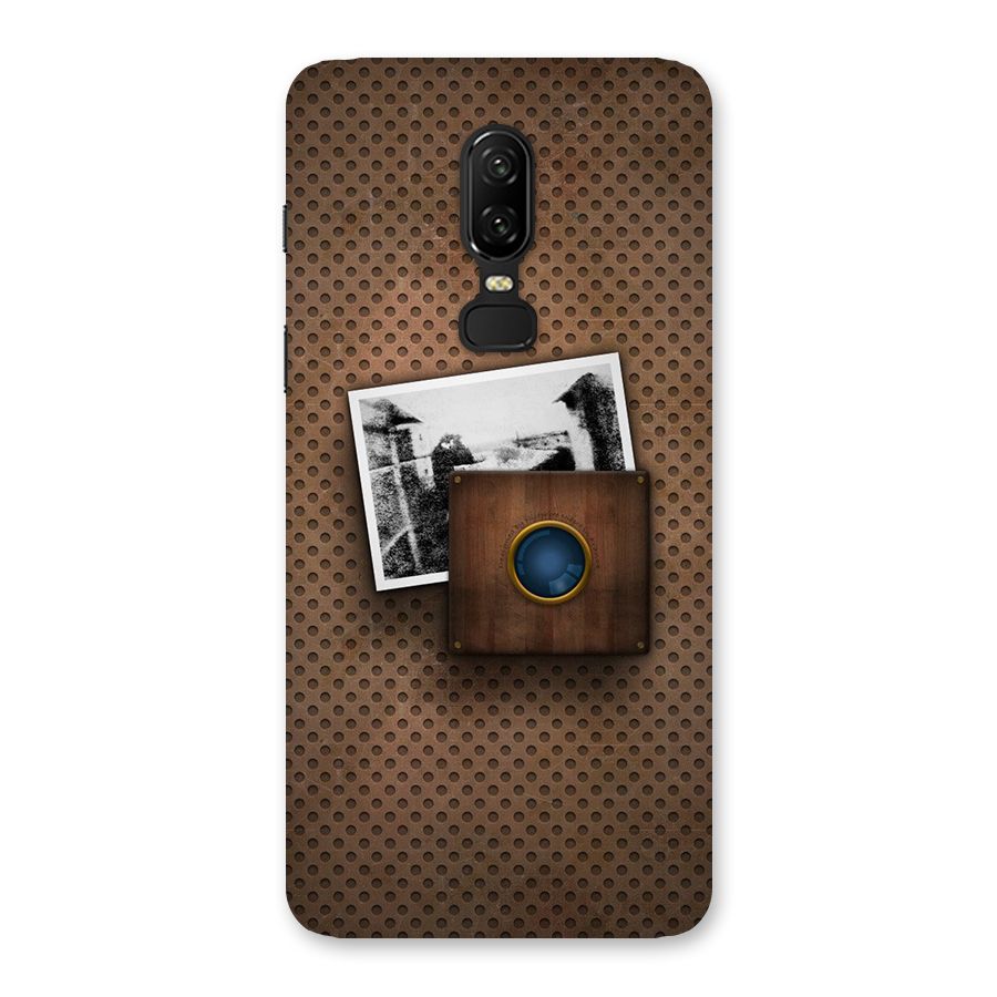 Vintage Wood Camera Back Case for OnePlus 6