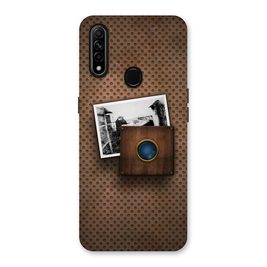 Vintage Wood Camera Back Case for Oppo A31