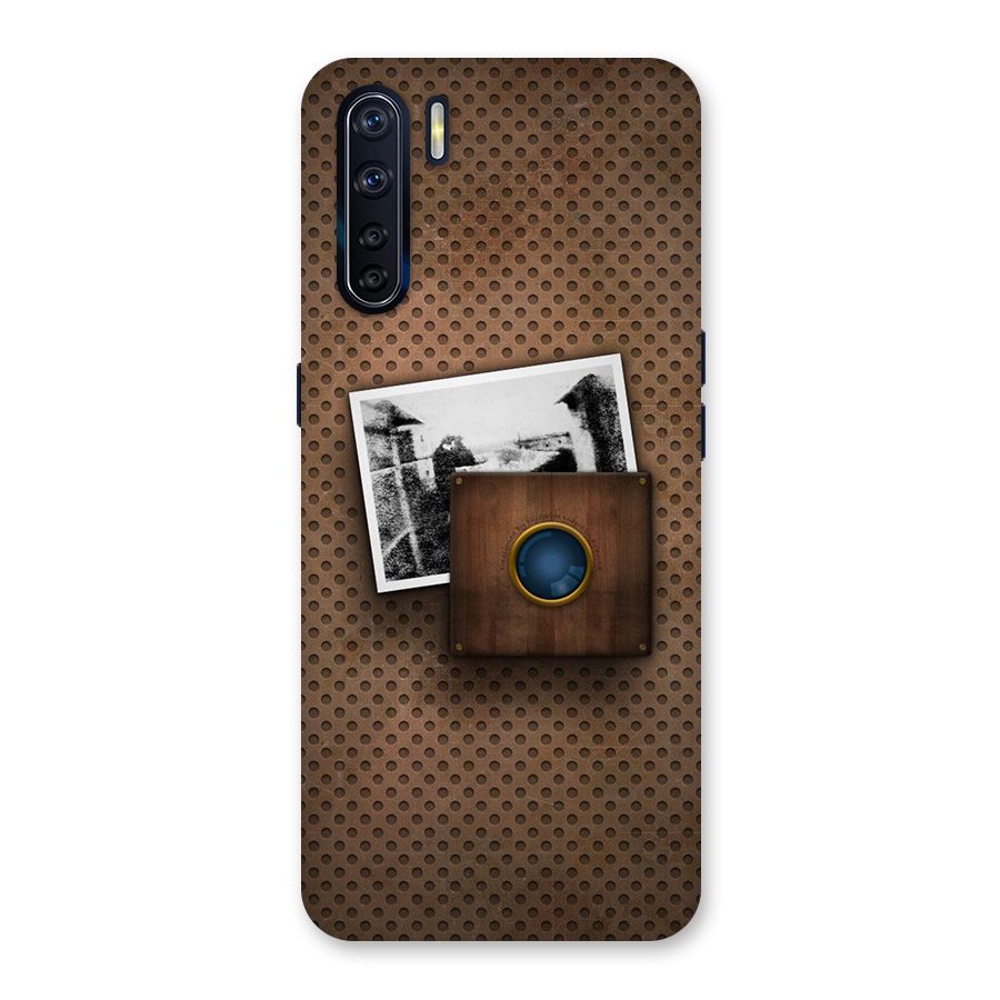 Vintage Wood Camera Back Case for Oppo F15
