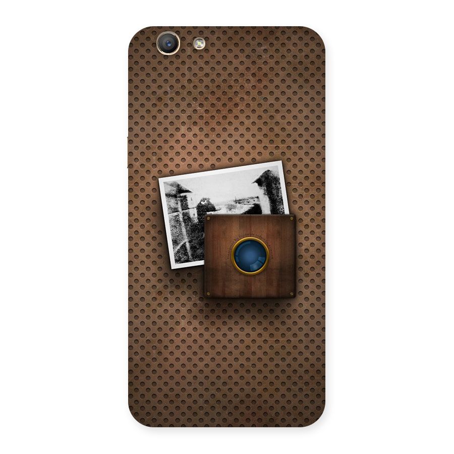 Vintage Wood Camera Back Case for Oppo F1s
