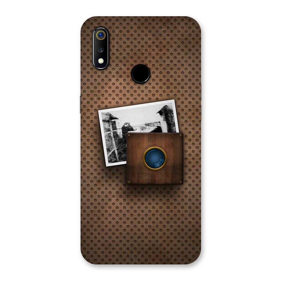 Vintage Wood Camera Back Case for Realme 3