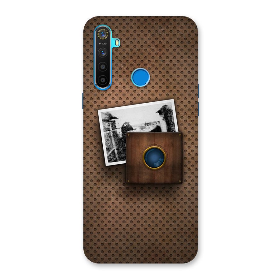 Vintage Wood Camera Back Case for Realme 5