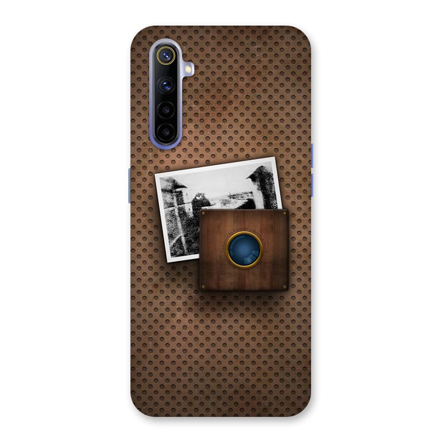 Vintage Wood Camera Back Case for Realme 6