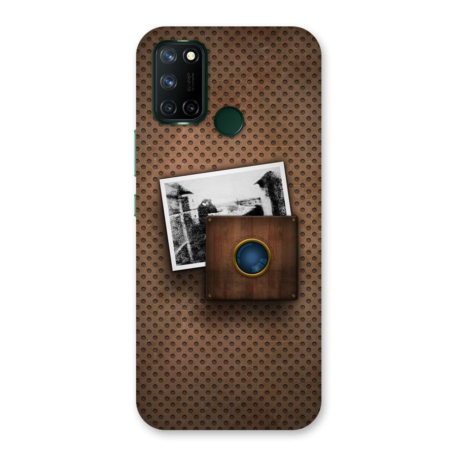 Vintage Wood Camera Back Case for Realme 7i