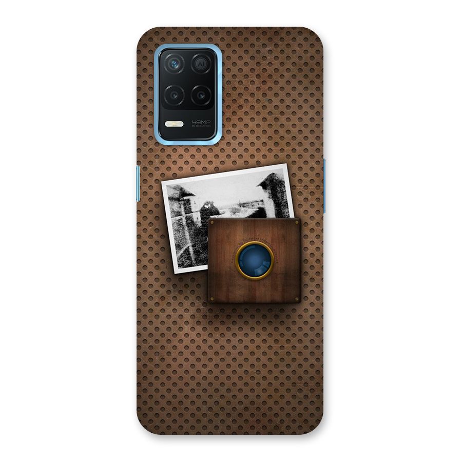Vintage Wood Camera Back Case for Realme 8 5G