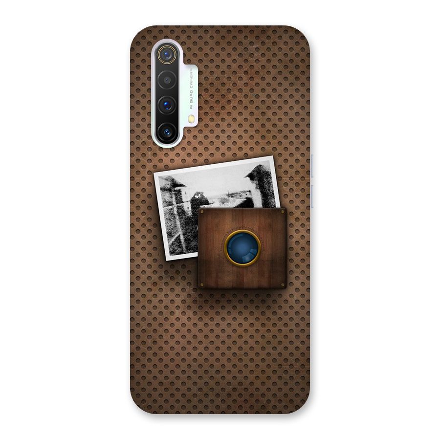 Vintage Wood Camera Back Case for Realme X3