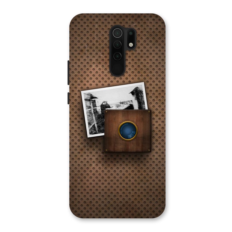 Vintage Wood Camera Back Case for Redmi 9 Prime