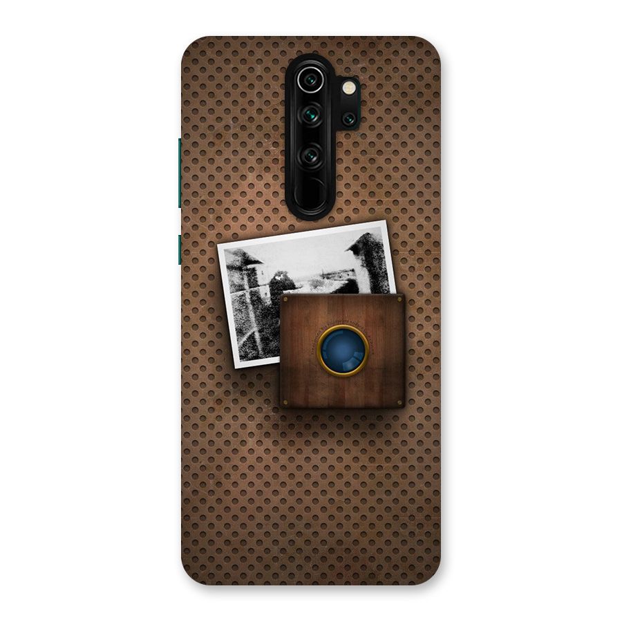 Vintage Wood Camera Back Case for Redmi Note 8 Pro