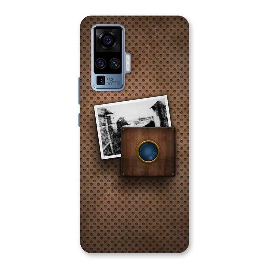 Vintage Wood Camera Back Case for Vivo X50 Pro