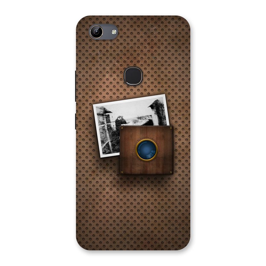 Vintage Wood Camera Back Case for Vivo Y81