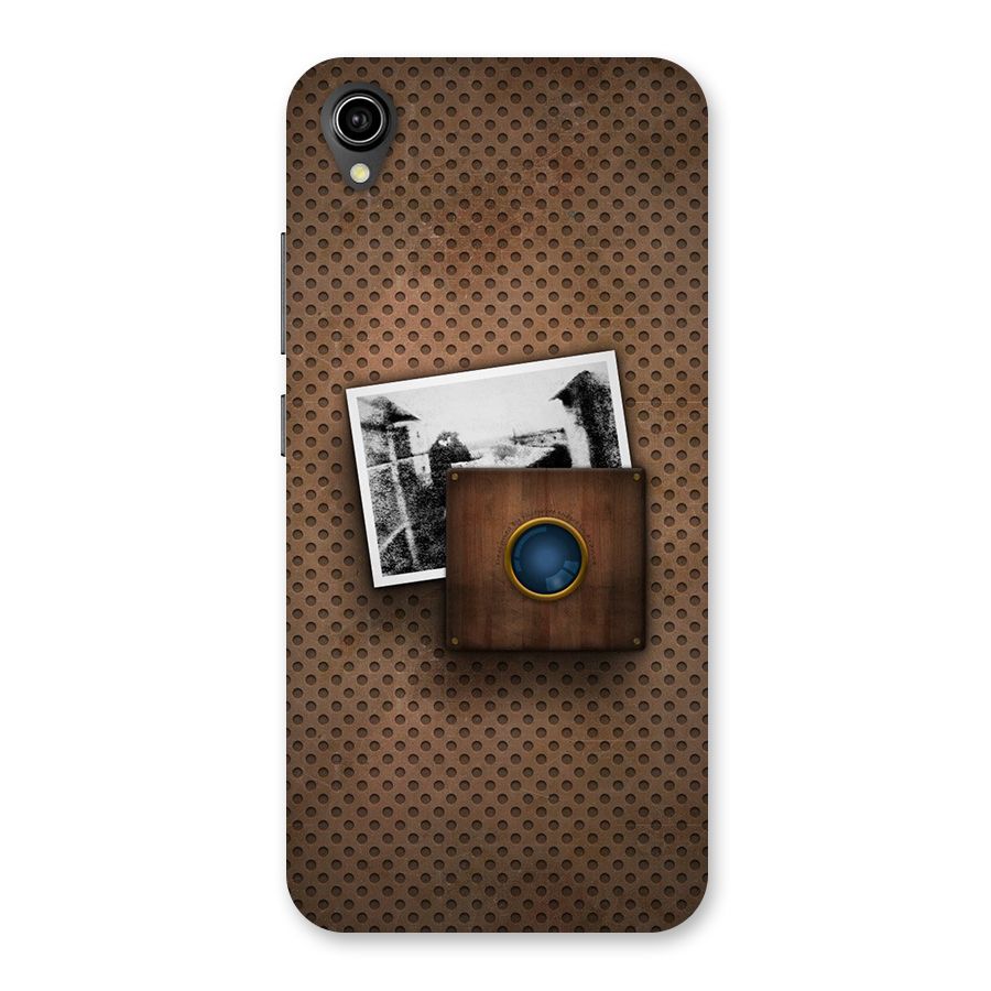 Vintage Wood Camera Back Case for Vivo Y90
