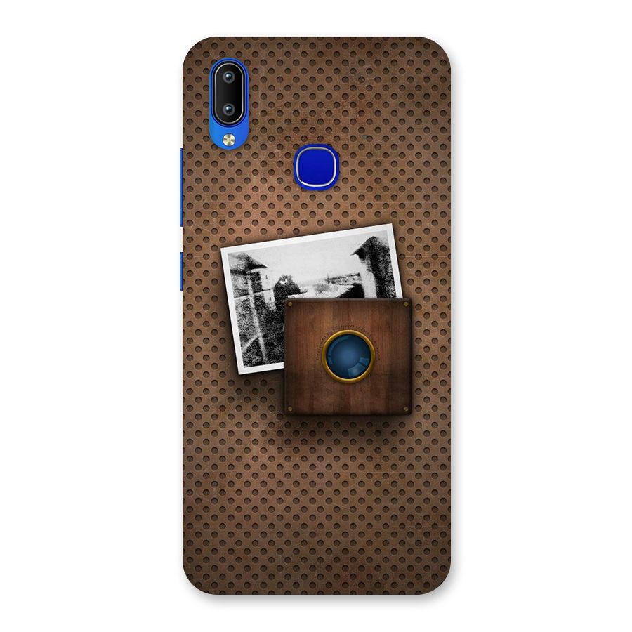 Vintage Wood Camera Back Case for Vivo Y91