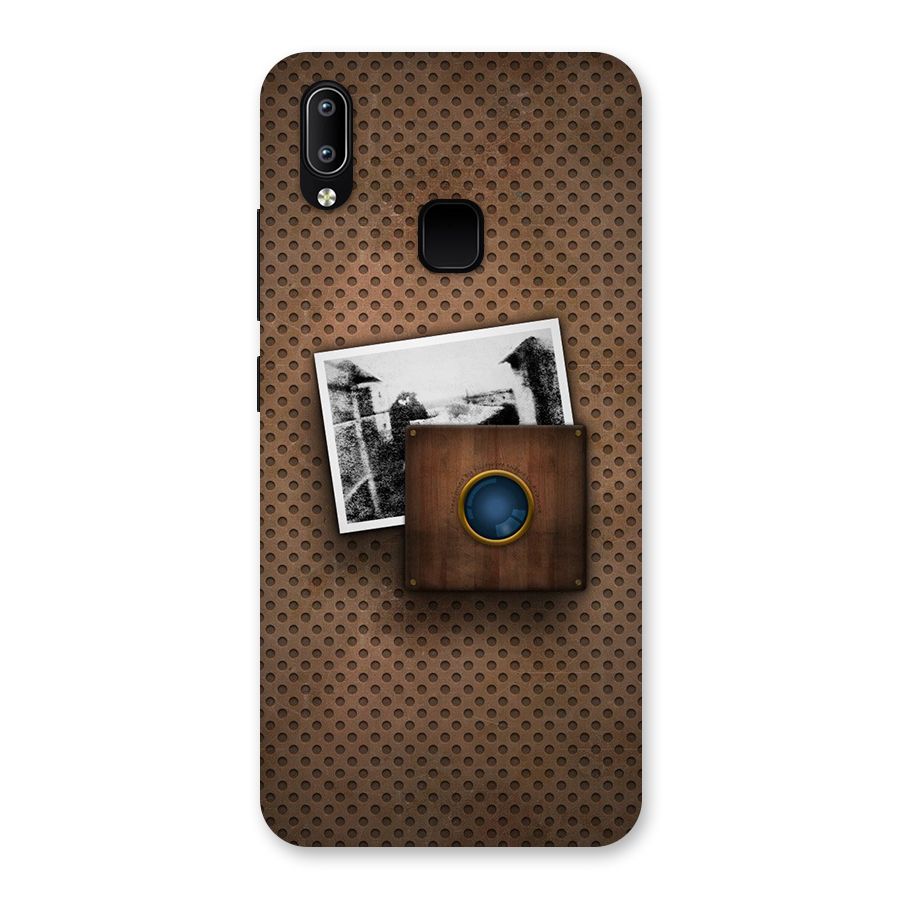 Vintage Wood Camera Back Case for Vivo Y93