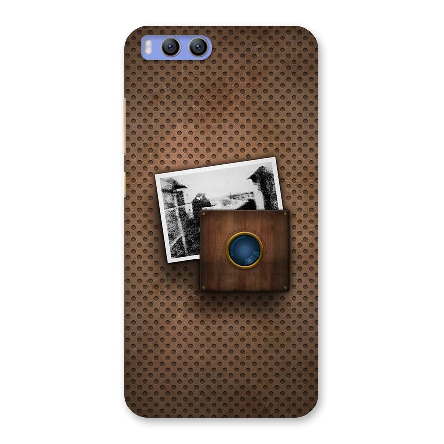 Vintage Wood Camera Back Case for Xiaomi Mi 6