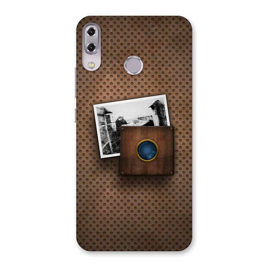 Vintage Wood Camera Back Case for Zenfone 5Z
