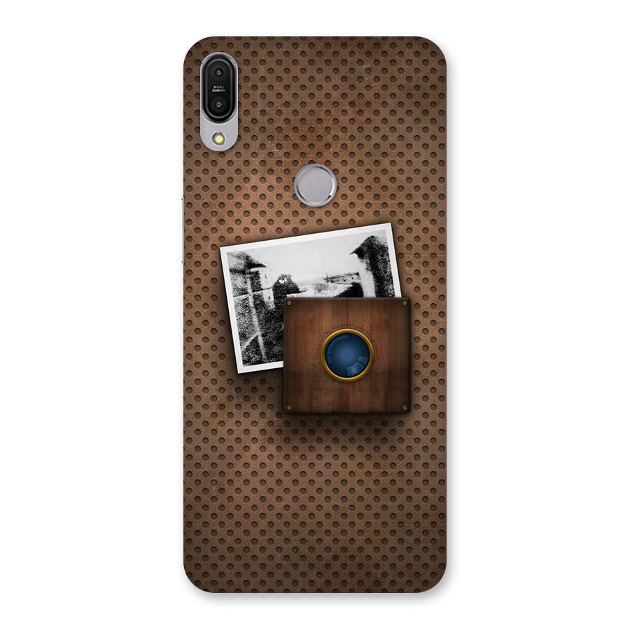 Vintage Wood Camera Back Case for Zenfone Max Pro M1