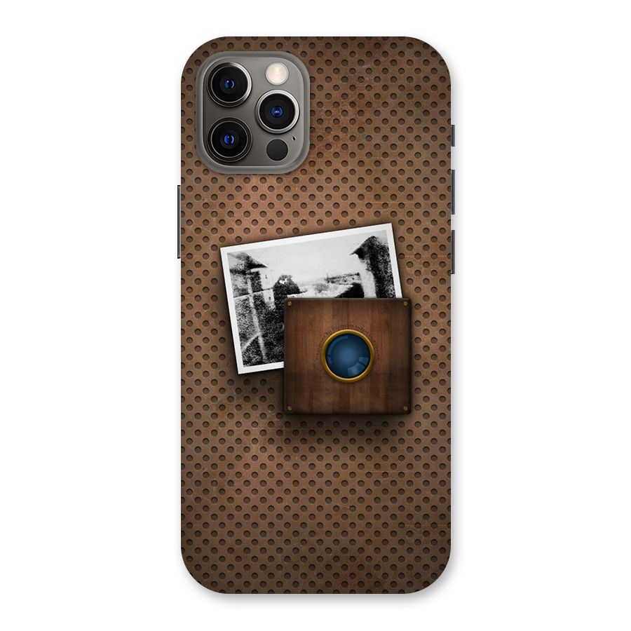 Vintage Wood Camera Back Case for iPhone 12 Pro