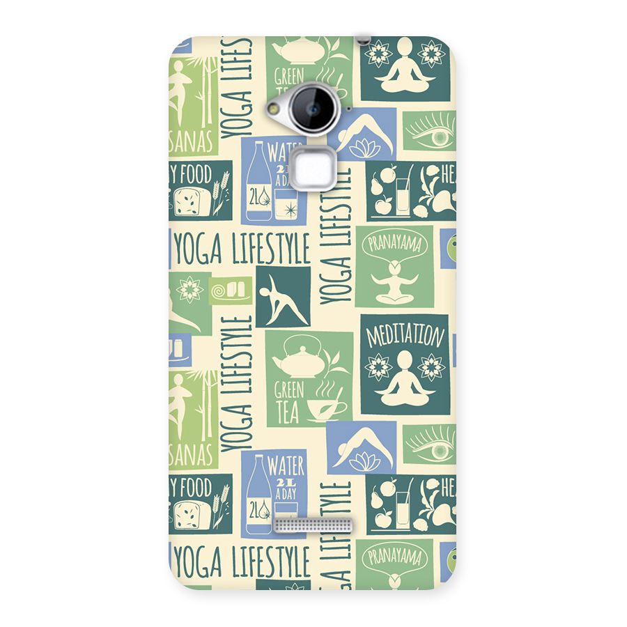 Vintage Yoga Lifestyle Back Case for Coolpad Note 3