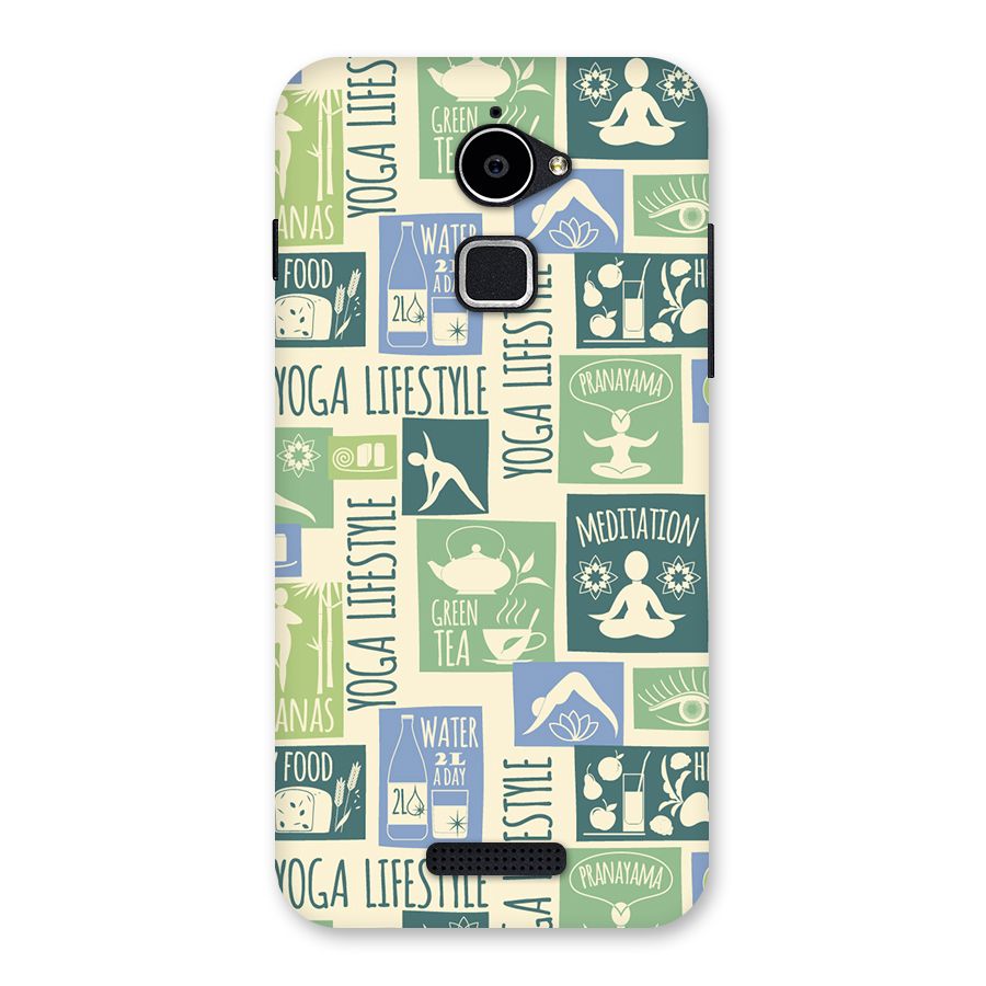 Vintage Yoga Lifestyle Back Case for Coolpad Note 3 Lite