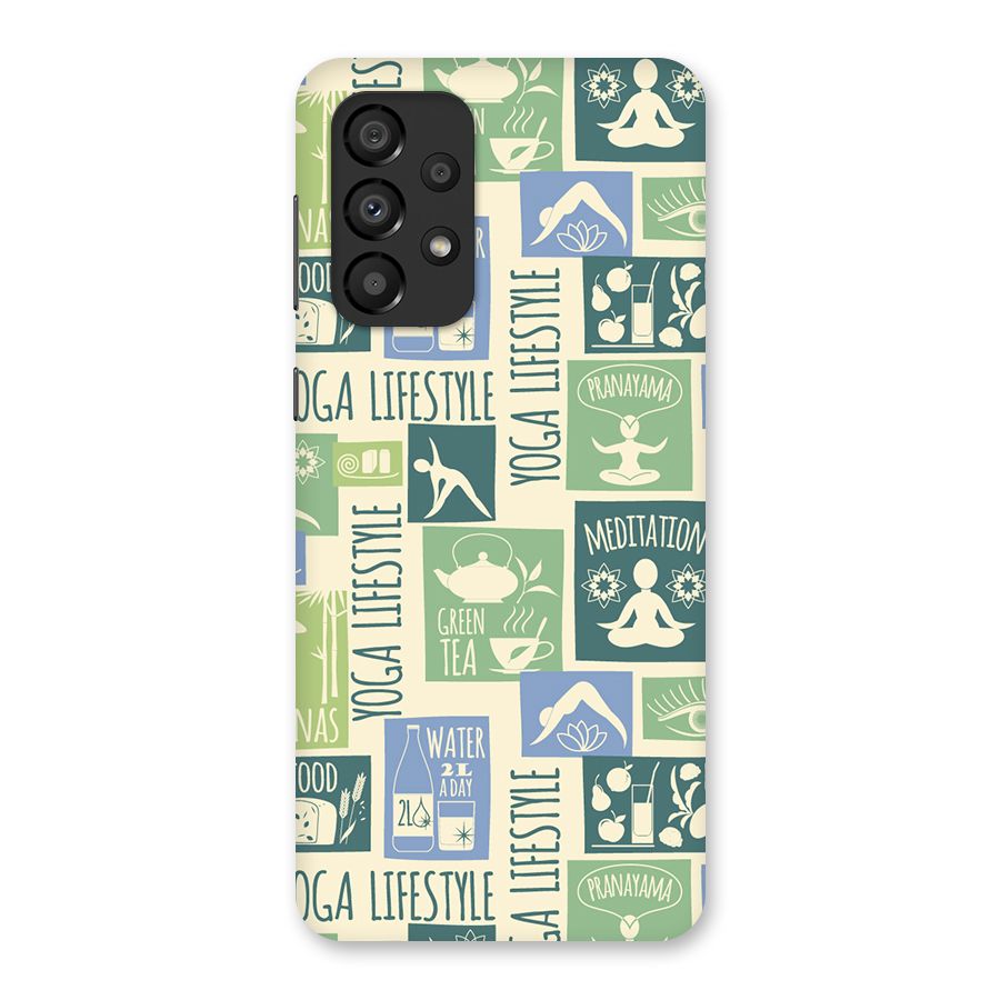 Vintage Yoga Lifestyle Back Case for Galaxy A33 5G