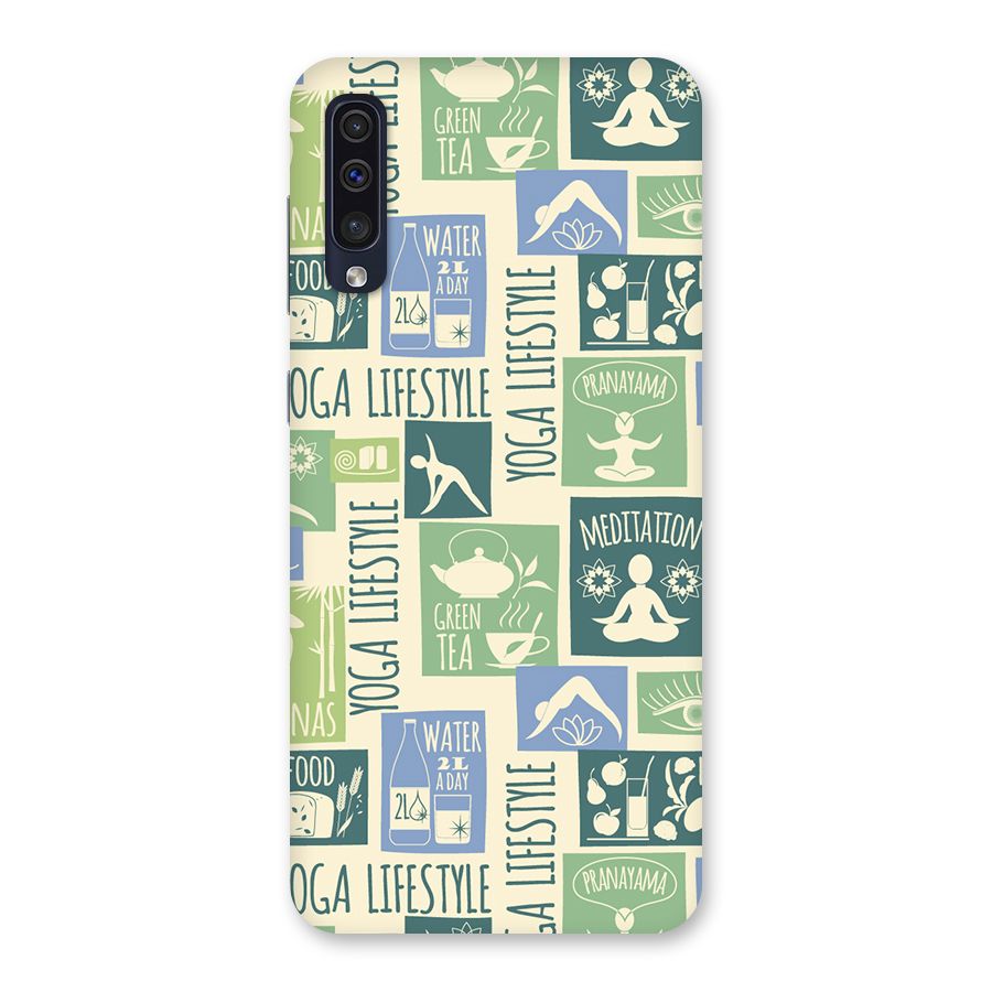 Vintage Yoga Lifestyle Back Case for Galaxy A50s