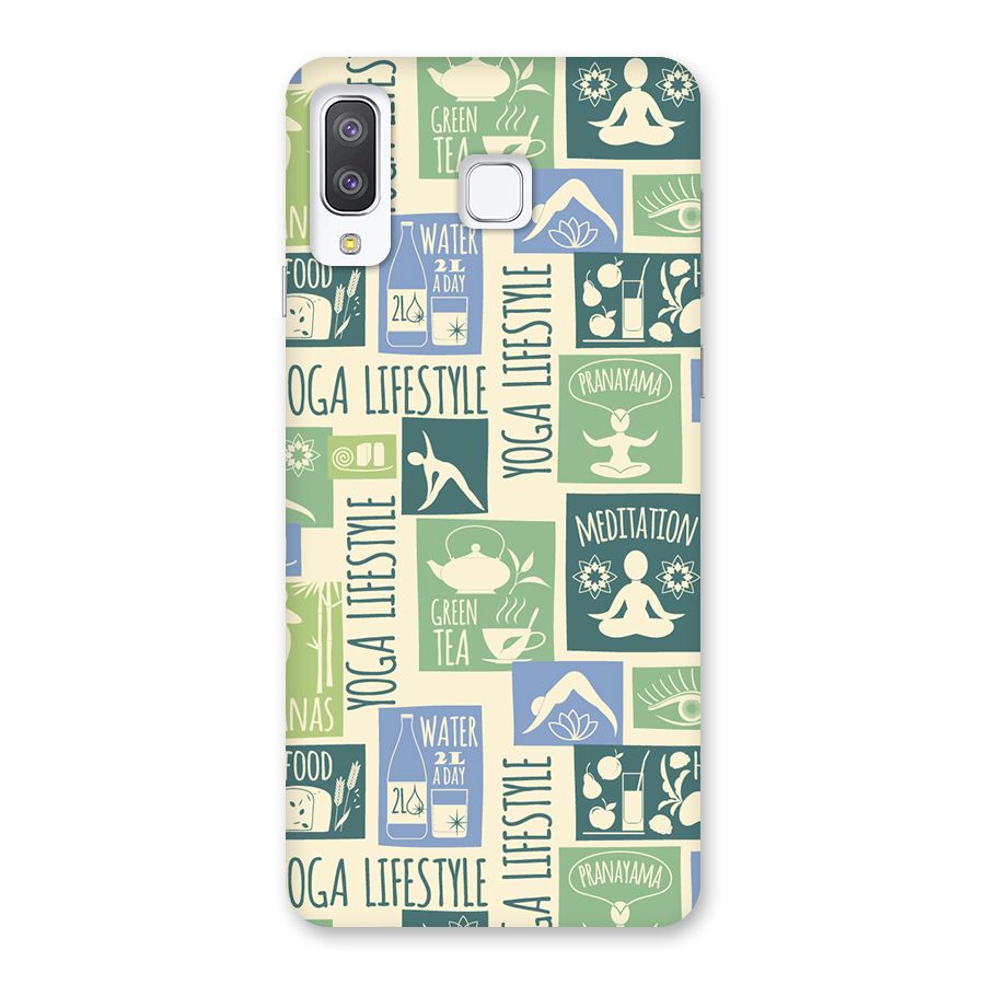 Vintage Yoga Lifestyle Back Case for Galaxy A8 Star