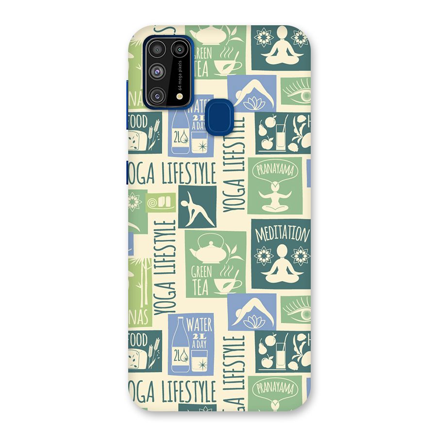 Vintage Yoga Lifestyle Back Case for Galaxy F41