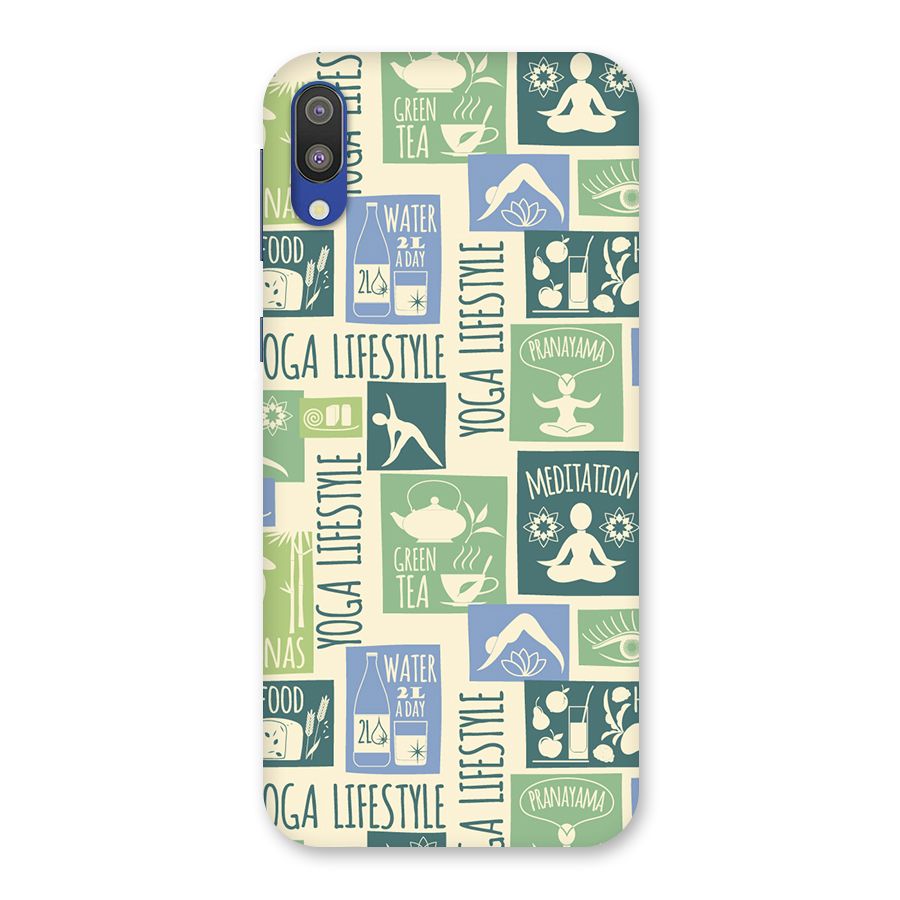 Vintage Yoga Lifestyle Back Case for Galaxy M10