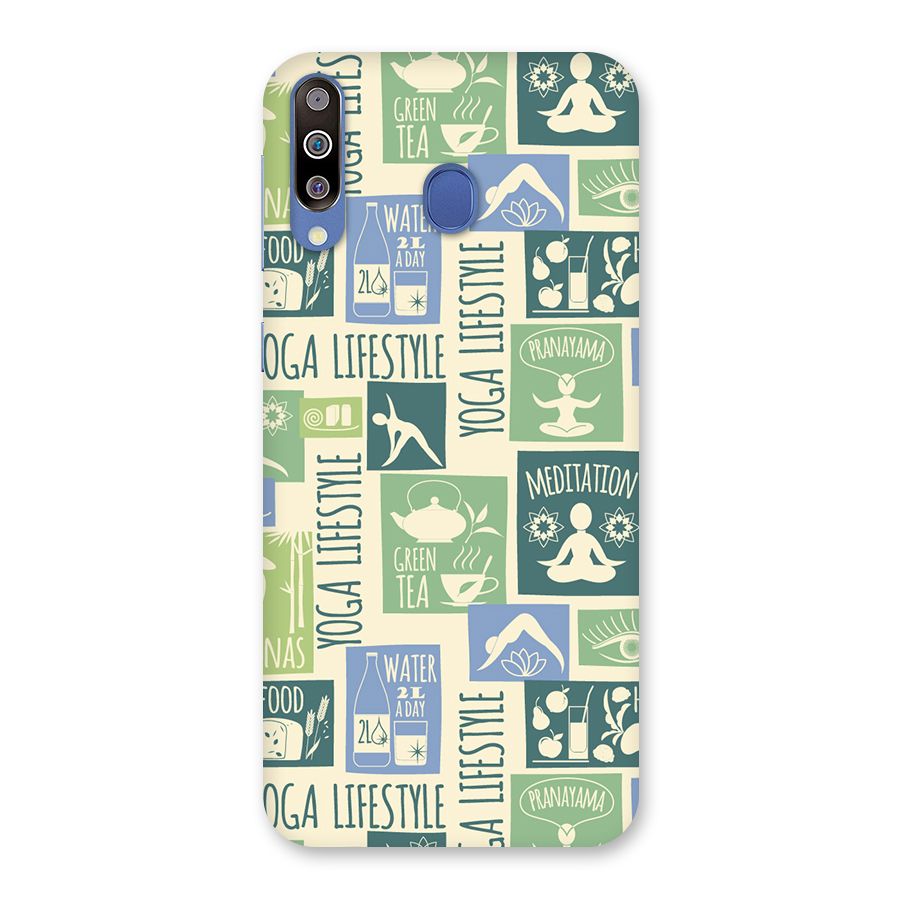Vintage Yoga Lifestyle Back Case for Galaxy M30