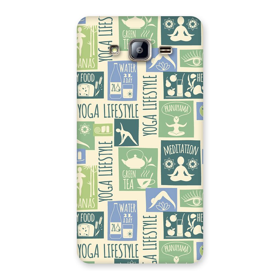 Vintage Yoga Lifestyle Back Case for Galaxy On5