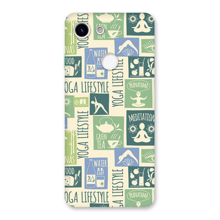 Vintage Yoga Lifestyle Back Case for Google Pixel 3