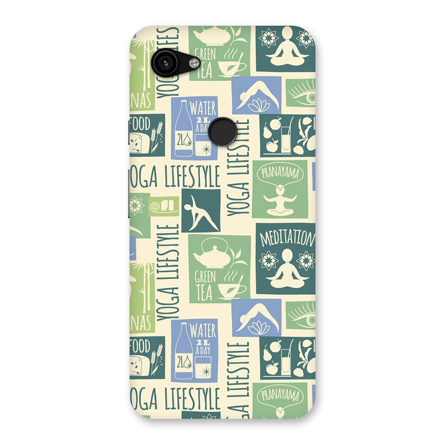 Vintage Yoga Lifestyle Back Case for Google Pixel 3a XL