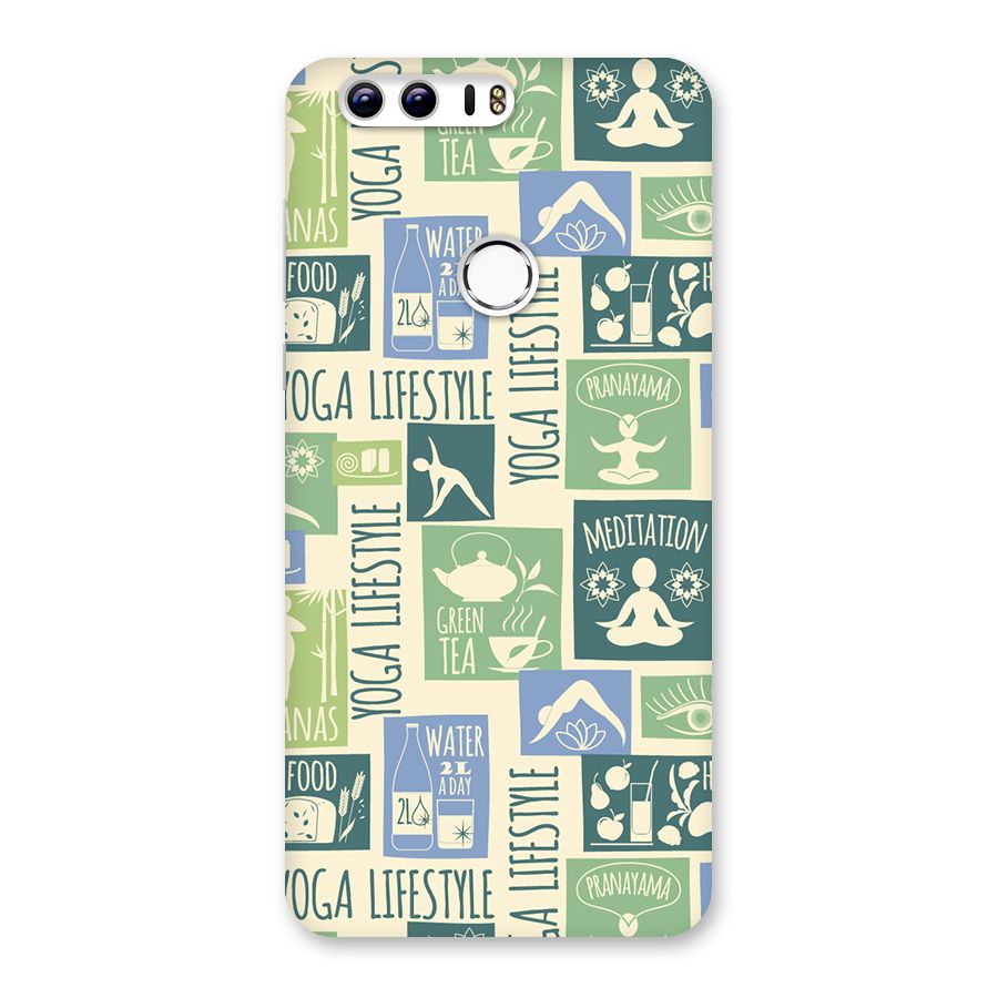 Vintage Yoga Lifestyle Back Case for Honor 8