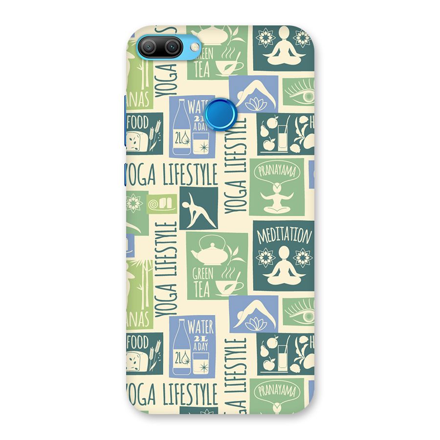 Vintage Yoga Lifestyle Back Case for Honor 9N