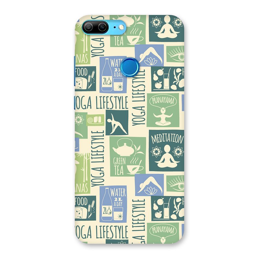 Vintage Yoga Lifestyle Back Case for Honor 9 Lite