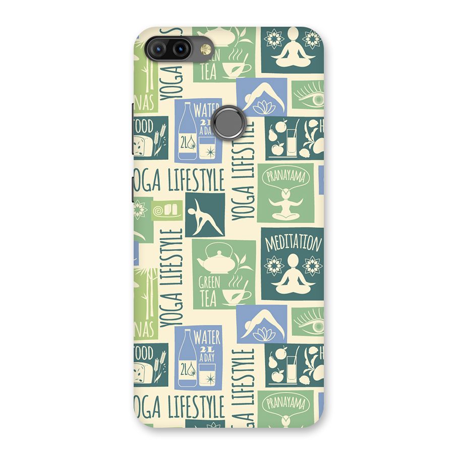 Vintage Yoga Lifestyle Back Case for Infinix Hot 6 Pro