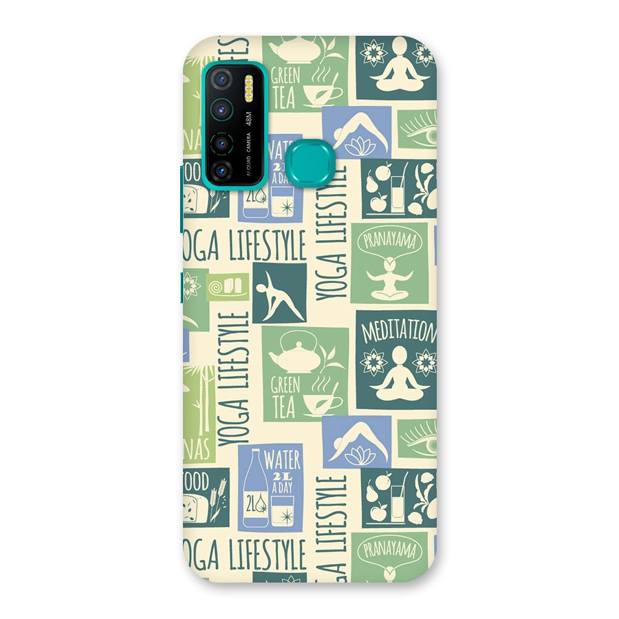 Vintage Yoga Lifestyle Back Case for Infinix Hot 9 Pro