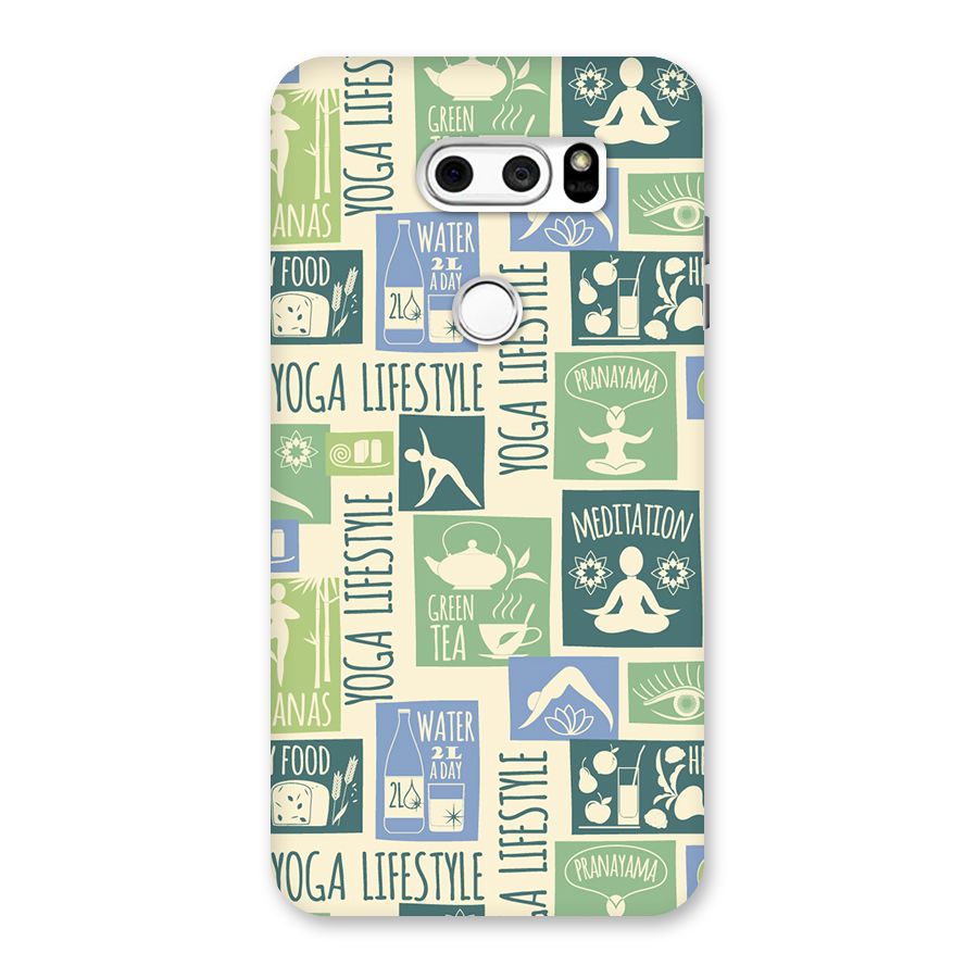 Vintage Yoga Lifestyle Back Case for LG V30