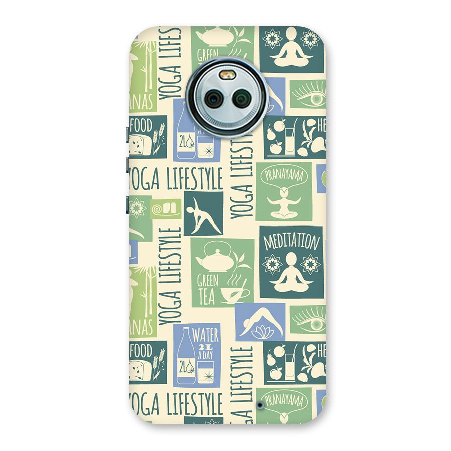 Vintage Yoga Lifestyle Back Case for Moto X4