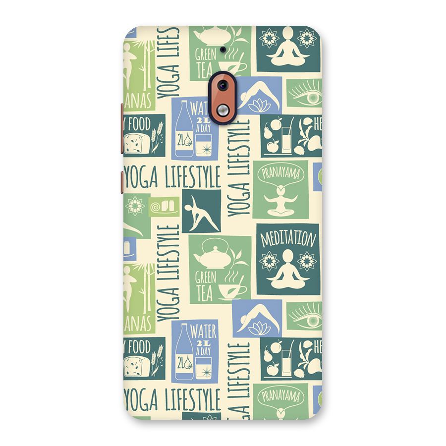 Vintage Yoga Lifestyle Back Case for Nokia 2.1