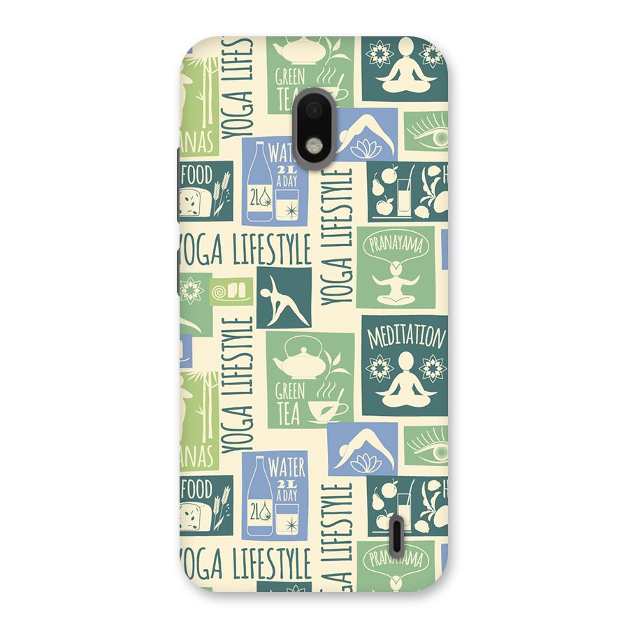 Vintage Yoga Lifestyle Back Case for Nokia 2.2